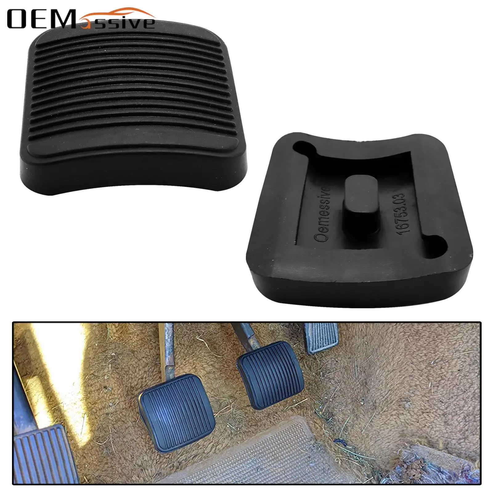 

OEMASSIVE 2x для Jeep Wrangler YJ TJ 1986-05 Cherokee XJ педаль тормоза сцепления резиновая крышка защитный комплект аксессуаров 52002750