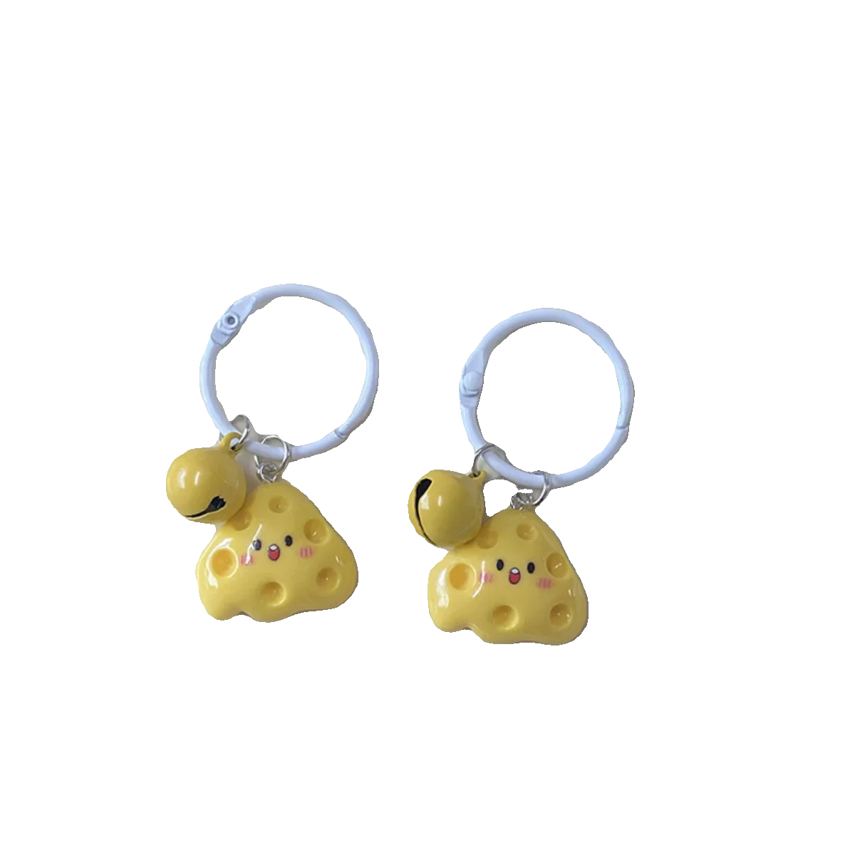 Милое кольцо-карточка с сыром яйцом-пашот брелок молоком Хухоо имитация еды и игр