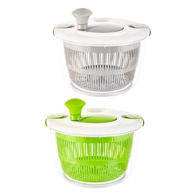 

Vegetable Drain Basket Vegetable Washing Organizer Multifunctions High-Speed Rotation Salad Spinner Strainer Kitchen Gadgets