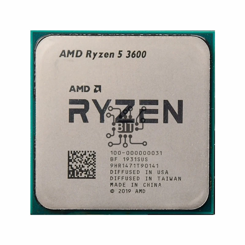 RYZEN 5 3600 3.6GHz/6-Core(12-Thread)/32Mb Cache/65W