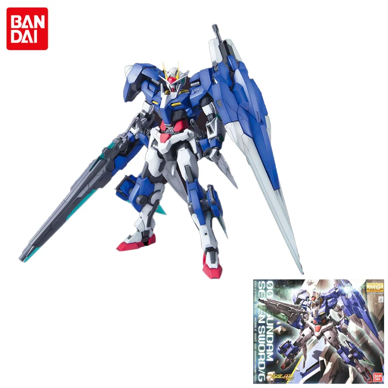 

Original Bandai Gundam Anime Figure MG 1/100 00 Gundam Seven Sword GN-0000/7S Effects Anime Action Figures Model Modification