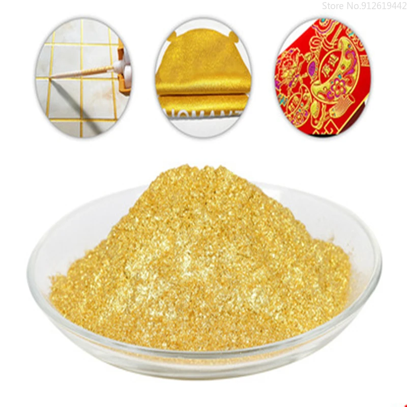 Золотая фольга супер блестящий золотой порошок 999 краска трафаретная печать