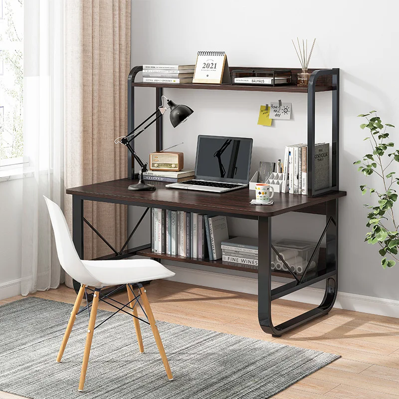 

SH Aoliviya Official New Computer Desk Desktop Corner Desk Bookshelf Combination Student Household Simple Rental Bedroom Table