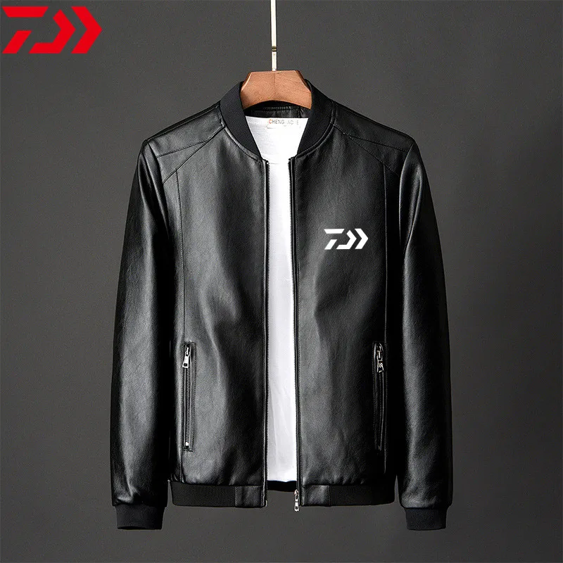 

Daiwa New Spring Autumn Hiking Waterproof Fishing Jackets Men Outdoor Sports Climbing Clothes Camping Trekking Thin Leather Coat