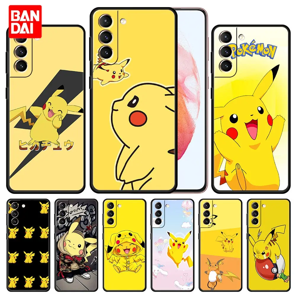 

Shell Case for Samsung Galaxy S20 FE S21 S10 S9 Plus Ultra 5G S20fe S21fe S20ultra Japan Capinha Detective Pikachu Pokemon
