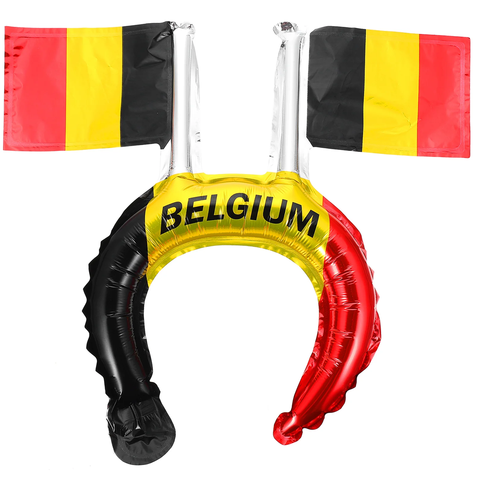 

Party Headband Football Headbands Themed Headpiece Inflatablesoccer Flag Favors Competition Headdress Fans Design Photo Prop