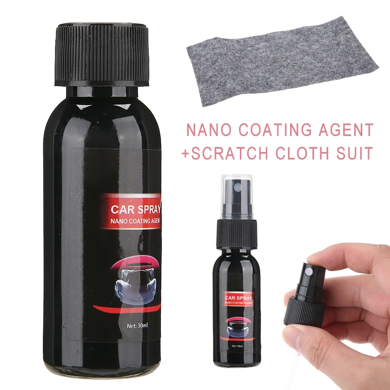 

30ml Nano Car Slight Scratch Removal Spray Repair Nano Spray Scratches for Car Repairing Polish Spray Ceramic Coating with Cloth