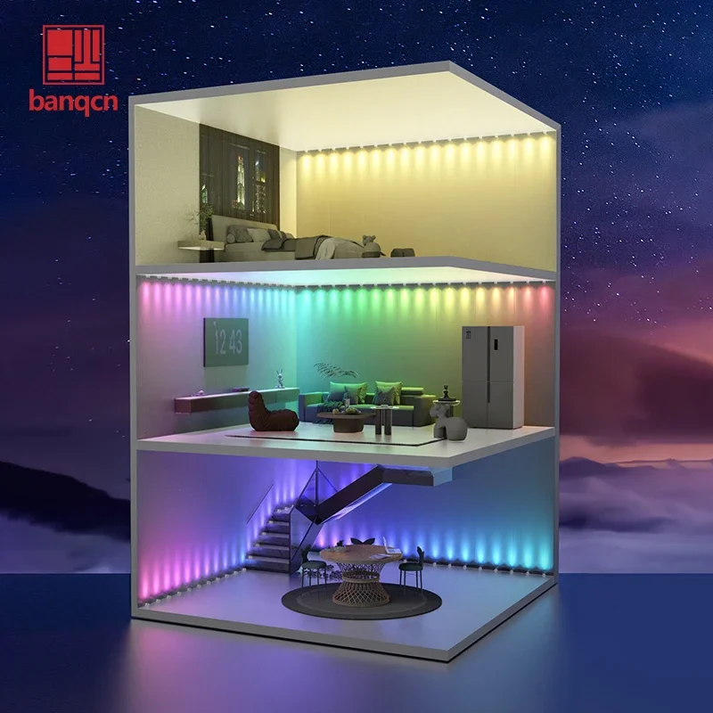 Banqcn LED Точки производителя Источник дома Открытые праздничные украшения Wi-Fi BT Rgbw