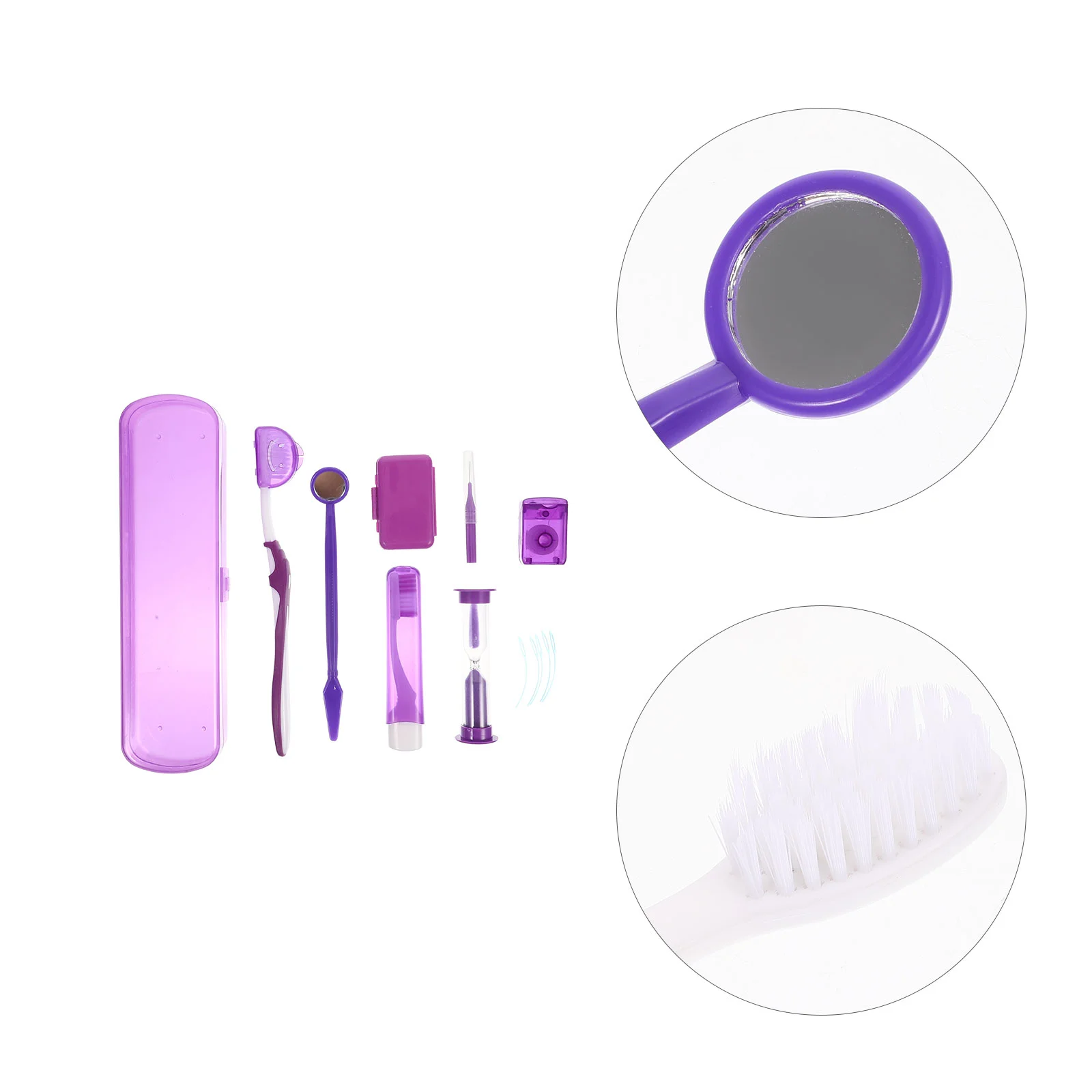 

1 Set of Care Set Wax Brushing Mirror Set