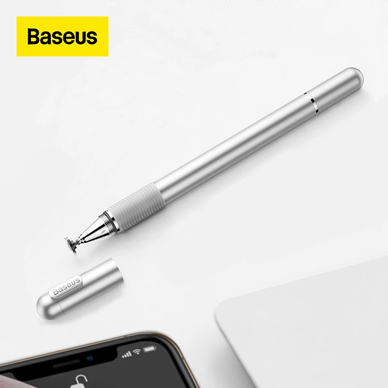

Baseus 2 In 1 Universal Stylus Touch Pen Capacitive Touch Screen Pen for iPhone iPad Samsung Xiaomi Tablet Touch Pen