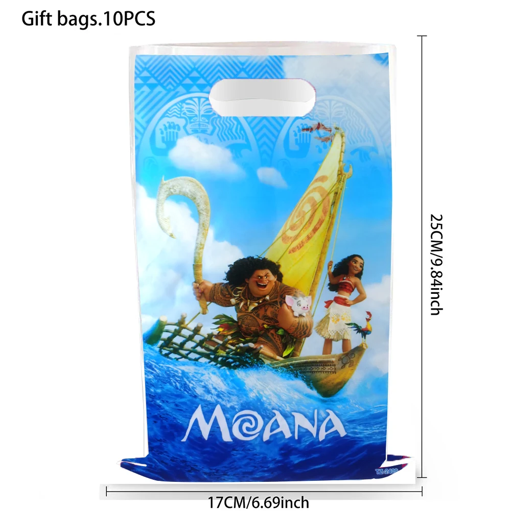 

Disney Moana Детские подарочные пакеты 10 шт