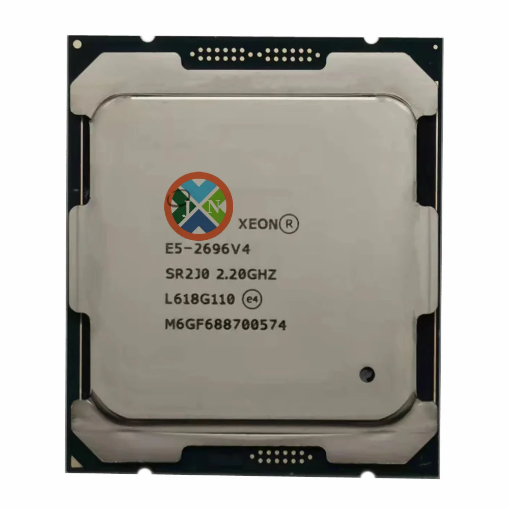 Used Xeon CPU E5-2696V4 SR2J0 2.20GHz 22-Cores 44 threads 55M LGA2011-3 E5-2696 V4 processor E5 2696V4 E5 2696 V4