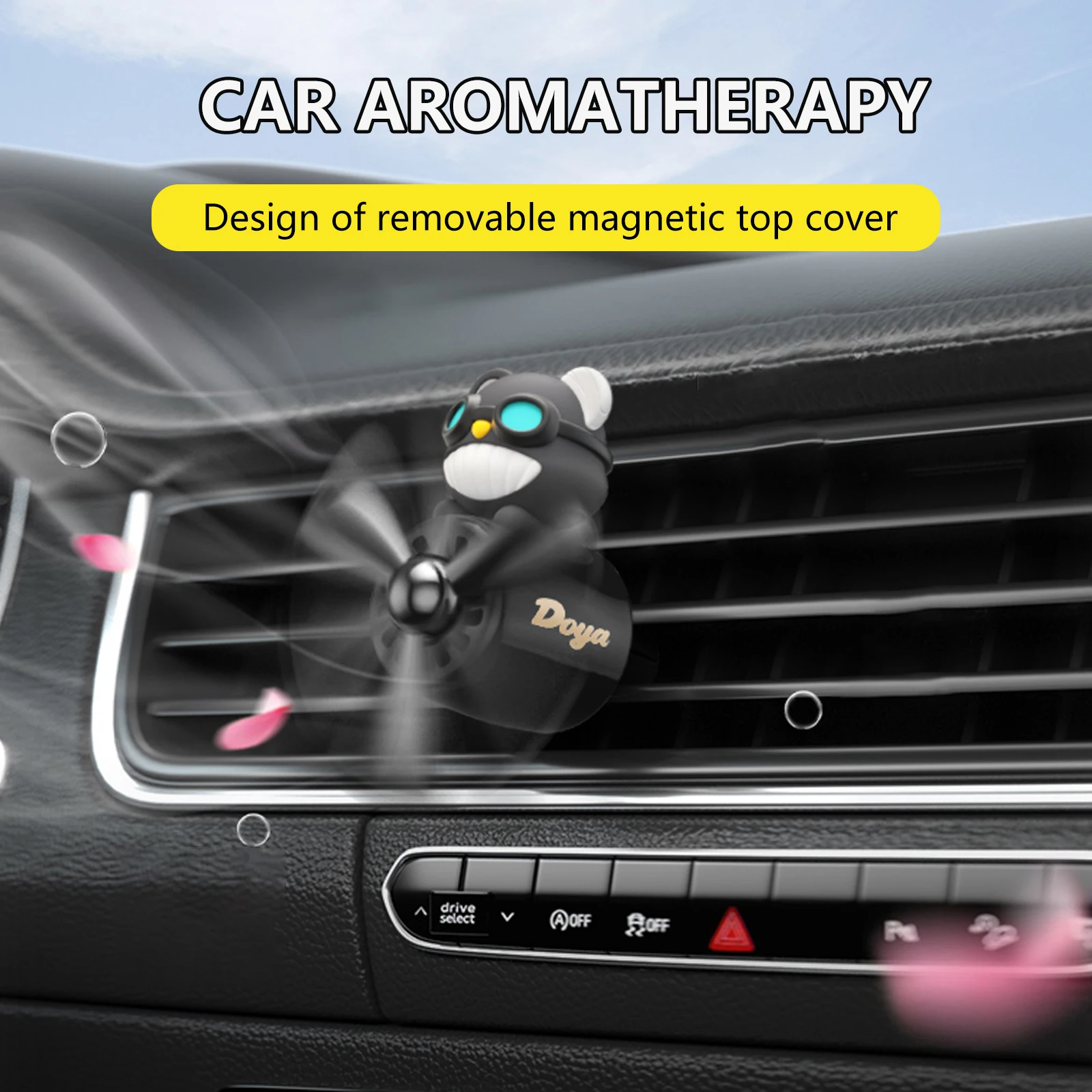 

Cartoon Pilot Air Freshener Automotive Interior Air Vent Clip Perfume Deodorizing Aromatherapy Fragrance Flavor Auto Accessories