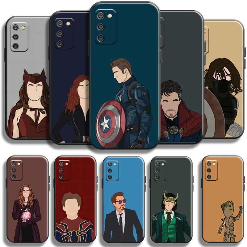 

Marvel Comics Avengers Phone Case For Samsung Galaxy M10 Shell Liquid Silicon Soft Black Carcasa Cover Coque Back