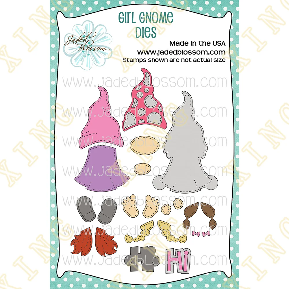 

Girl Gnome 2022 New Metal Cutting Dies for Diy Scrapbooking Crafts Stencils Maker Photo Album Template Handmade Decoration