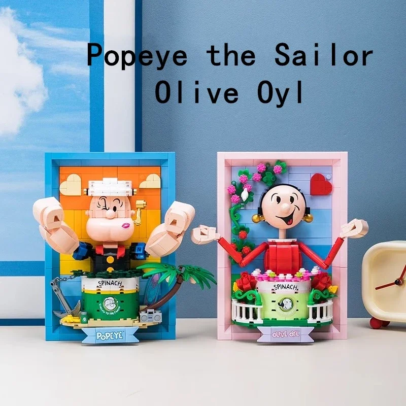 Popeye The Sailor Building Blocks Olive Oyl Детские игрушки рождественские подарки украшения с