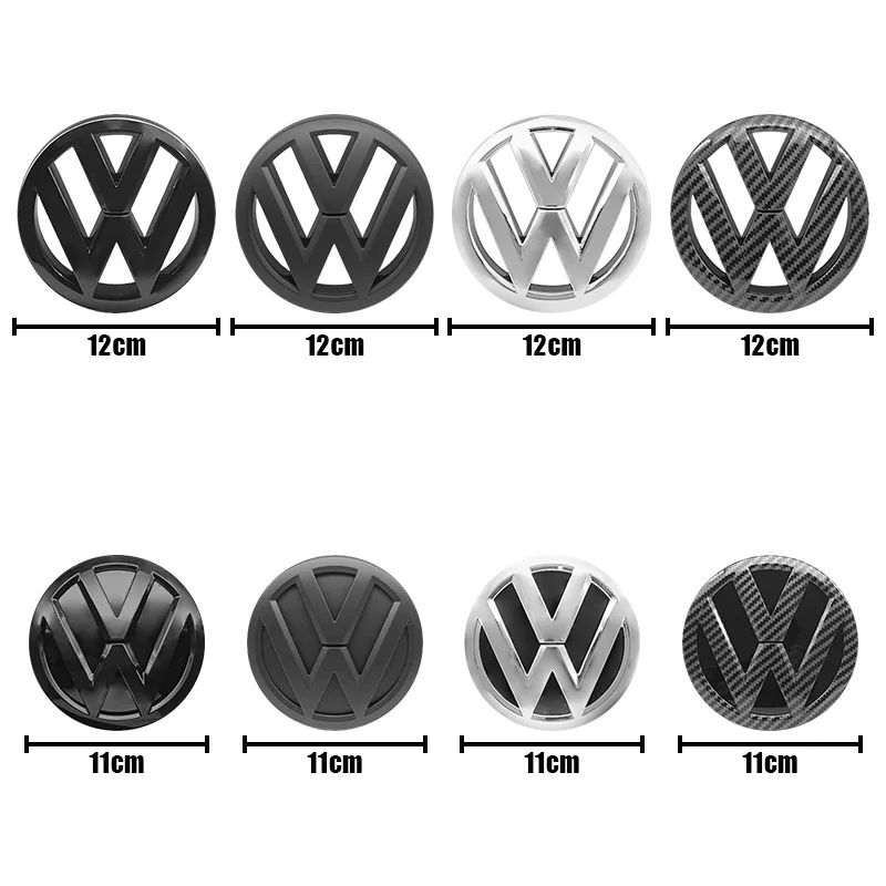Фото Наклейка на автомобиль, эмблема VW 120 мм, 110 мм, логотип для капота, передняя и задняя наклейка, задний шильдик 6R0853600A, аксессуар для Volkswagen №3