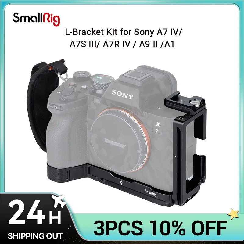 

SmallRig L-Bracket Kit for Sony Alpha 7 IV / Alpha 7S III / Alpha 7R IV / Alpha 1 / Alpha 9 II Camera Cage 3856