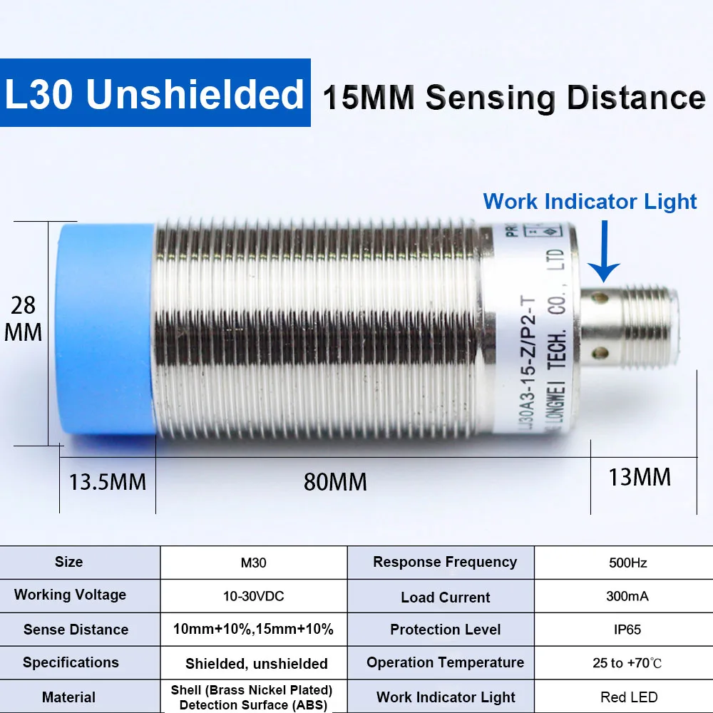 

Cloweit IP65 M30 датчик приближения LJ30A3