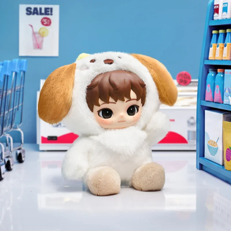 POP MART Fluffy Club Riize Series: Плюшевая кукла-подвеска, игрушки в закрытой коробке-сюрпризе, милые украшения, фигурки, декор для дома и рабочего стола. (art.: 3920dcd0570be) - 3920dcd0570be