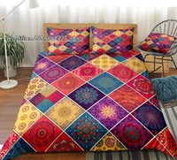 bohemian bedding set mandala bed linen retra floral duvet cover set boho hippie bedspread boys girls home textile retro bed set