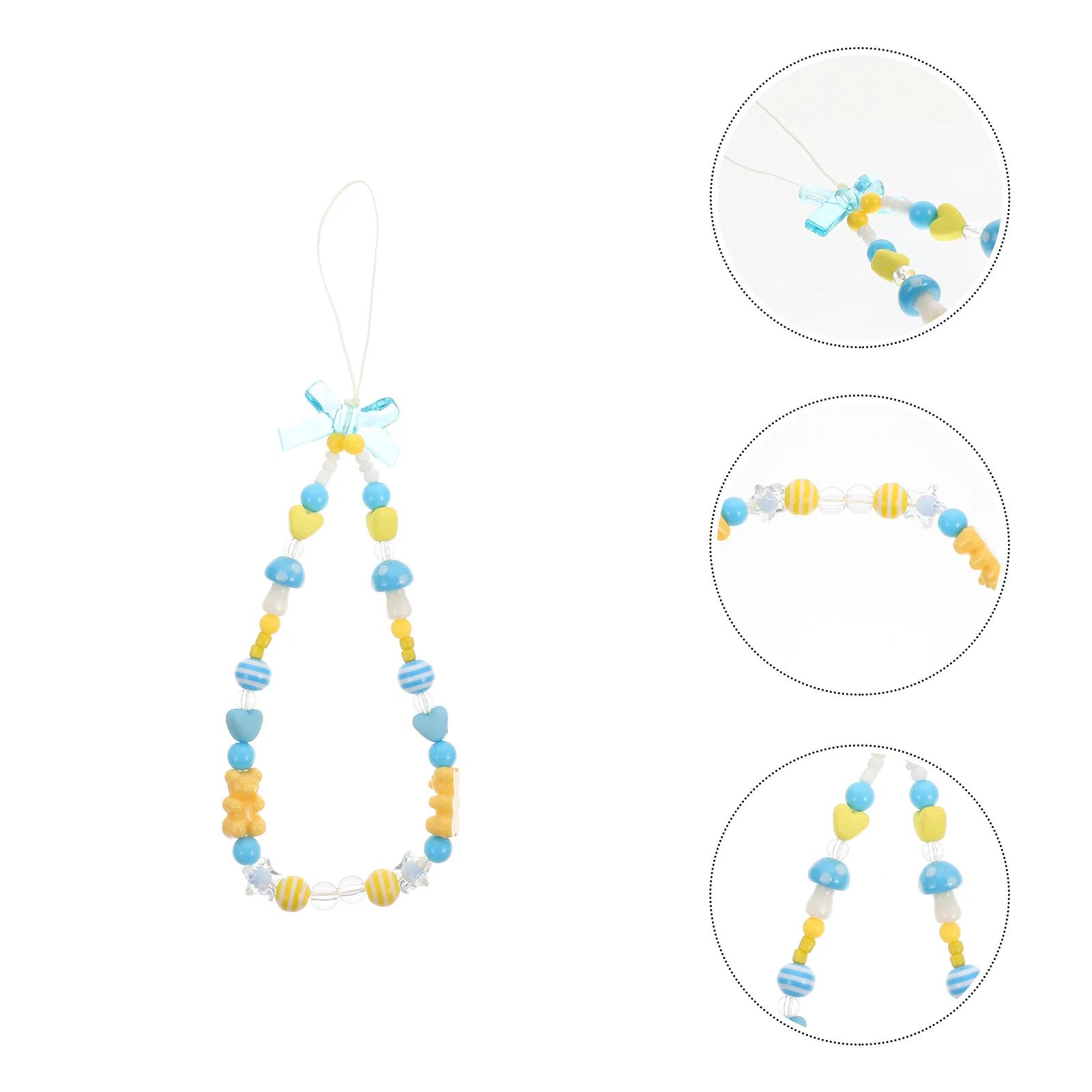 

Beaded Charms Hanging Straps Wrist Lanyards Ropes Anti Lost Chains Decor Mobile Decorative Decors Camera Strap Cellphone Diy Key