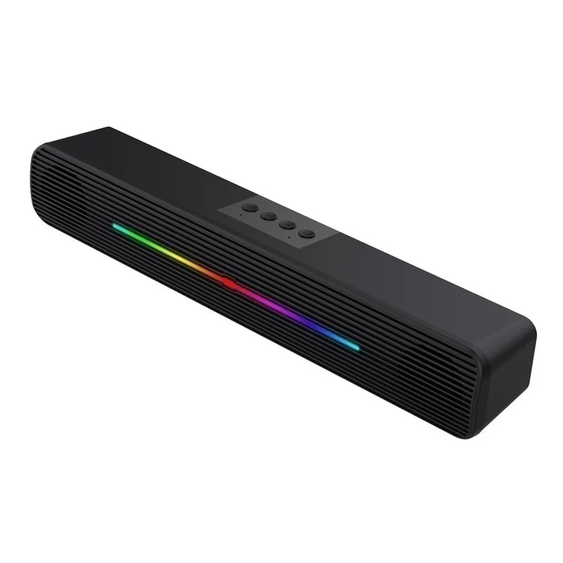 

RGB Soundbar Computer Audio Game Laptop Desktop Computer Light-Emitting Subwoofer Speaker Wireless Bluetooth Speaker Recommend