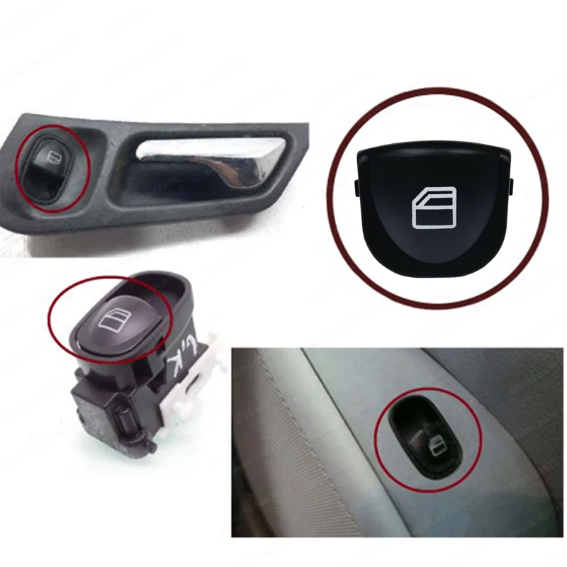 

Passenger Side Power Window Switch Button Cover 2038200210 For Mercedes Benz C-Class W203 CLK W209 C209 A209