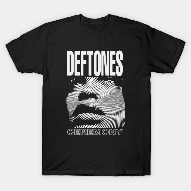 

2021 Men/Women's Summer Black Street Fashion Hip Hop Deftones Ceremony T-shirt Cotton Tees Short Sleeve Tops