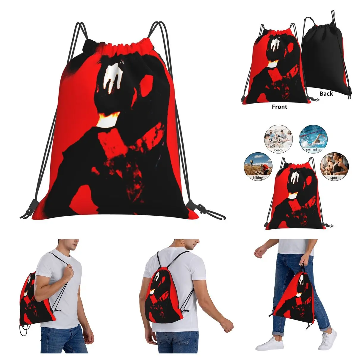 

Indochine Lightweight Sweatshirt Drawstring Bags Gym Bag Vintage Backpack Funny Novelty Blanket roll