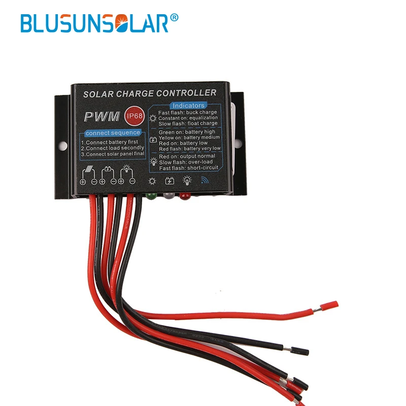

BLUSUNSOLAR IR210L/IR220L Мини регулятор заряда солнечной батареи