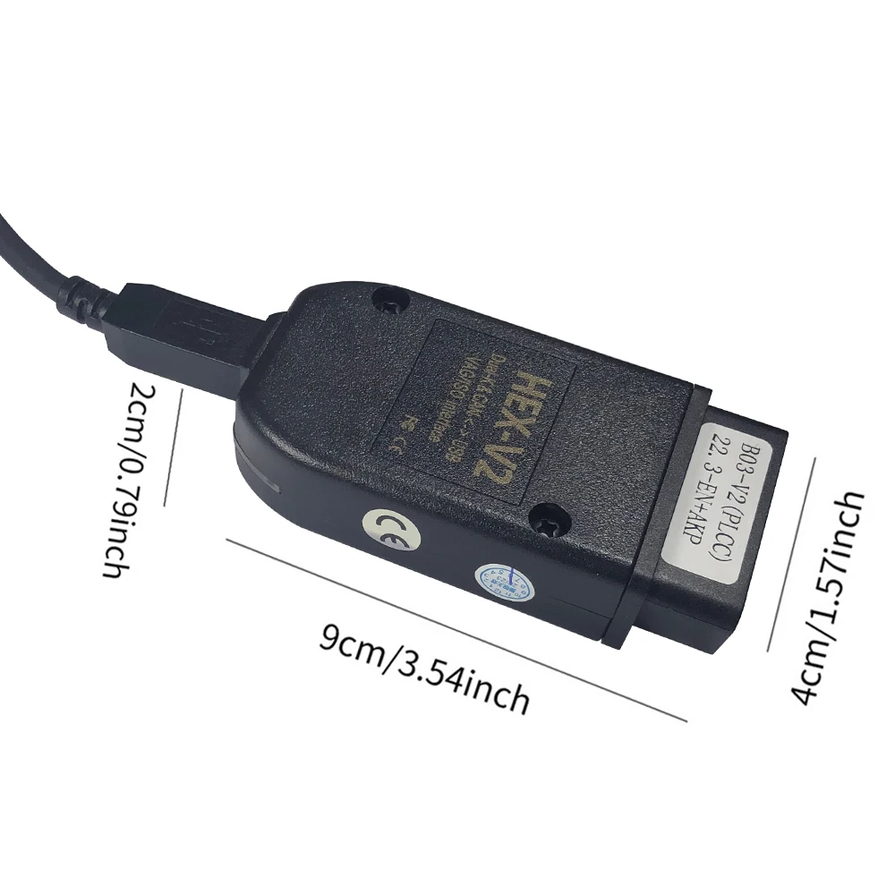 VAG COM 22 3 MAG DBM VCDS для OBD2 сканера HEX V2 USB интерфейс VW AUDI Skoda Seat неограниченные