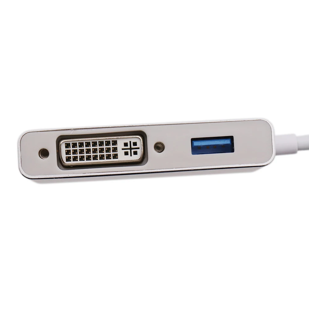 4 в 1 адаптер-преобразователь USB 3 Type-C HDMI DVI VGA USB3.0 4K 1080p штекер-гнездо | Электроника