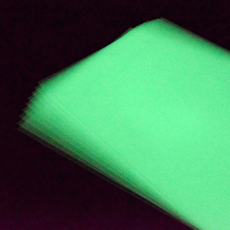 

5Pcs Luminous Heat Shrink Plastic Sheet Shrinkles Film Paper Handmade DIY Art Shrinky Keychain Crafts Supplies for Kids Gift