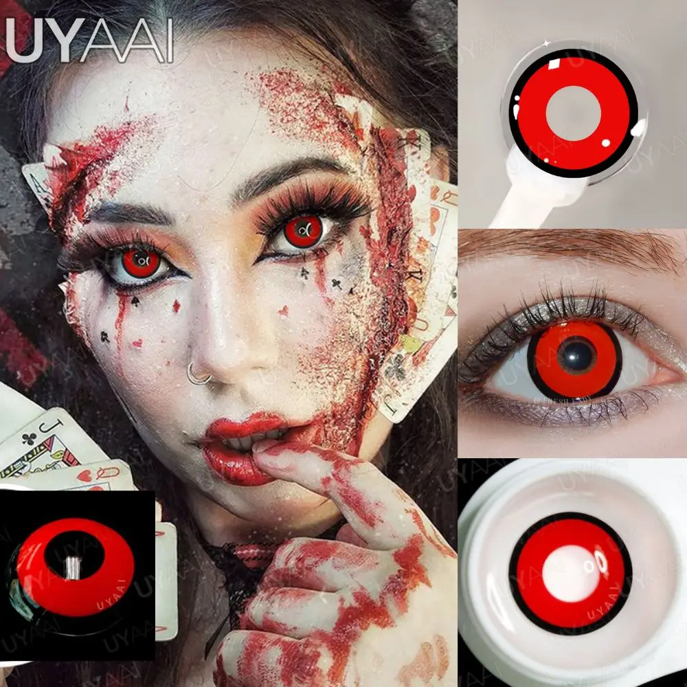 UYAAI 1 пара ежегодная мода макияж косплей высококачественные контактные линзы