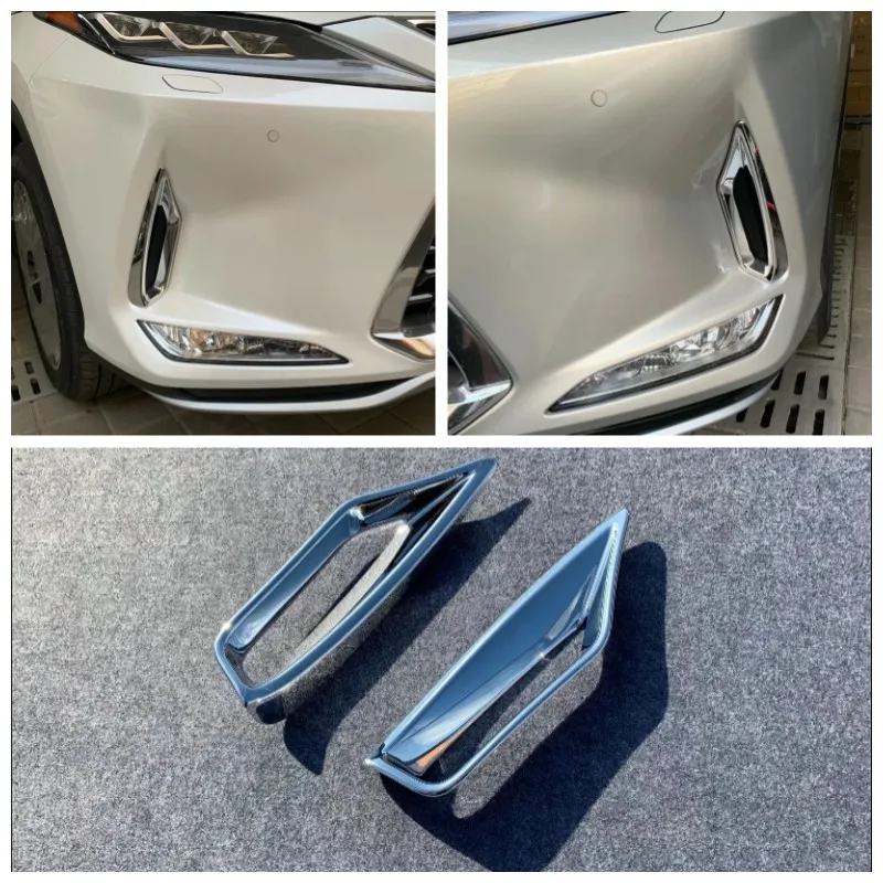 

Аксессуары для Lexus RX RX450h 2020 2021, противотуманные фары, лампы, веко, украшение для бровей, крышка для отделки, защита для стайлинга автомобиля