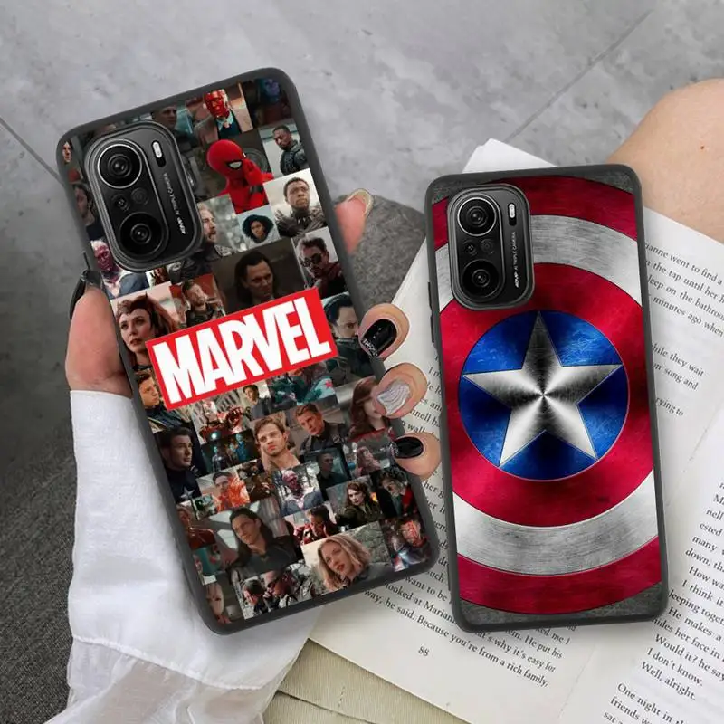 

Marvel Deadpool Iron Man spiderman venom Groot Phone Case for Xiaomi Mi Note 11 10 9 8 6X 11X Lite 9T CC9 Pro SE