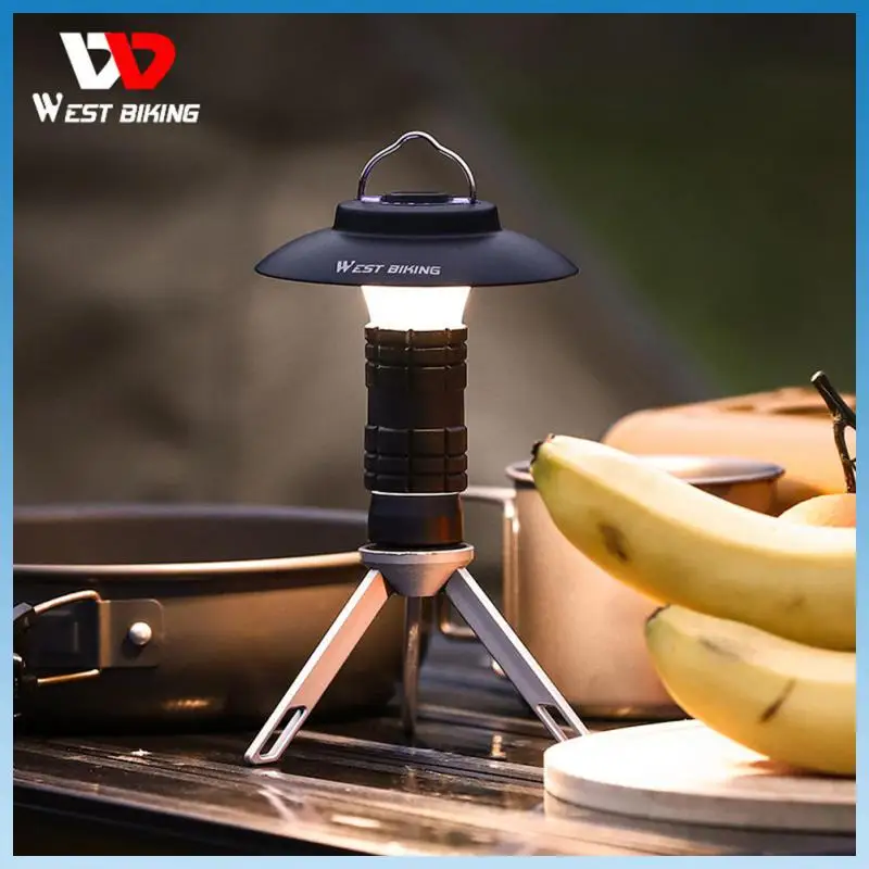 

Portable Multifunction Camping Light USB Rechargeable 3 Lighting Modes Tent Lantern Outdoor Flashlight Magnetic Base