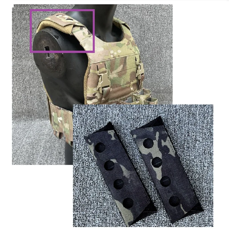 Outdoor Sports FCPC FCSK Tactical Vest Special Shoulder Pad Backpack External Laser Cutting Cushion 1 Pair