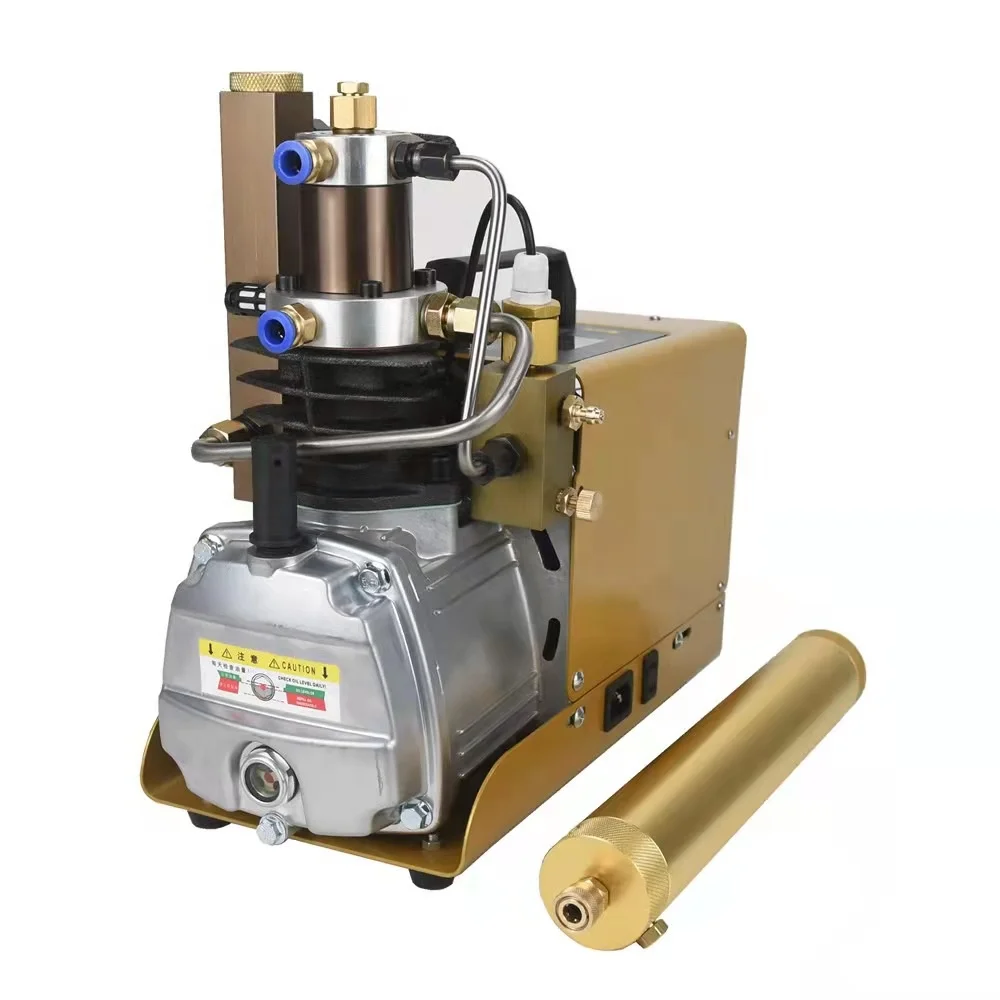 

PCP Air compressor 4500 psi high pressure 310 bar 220 V/110 V auto stop for tire charging paintball scuba tank charging