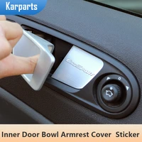 4pcsset car styling interior accessories fit for ecosport 2013 2017 inner door bowl handle armrest cover trim sticker