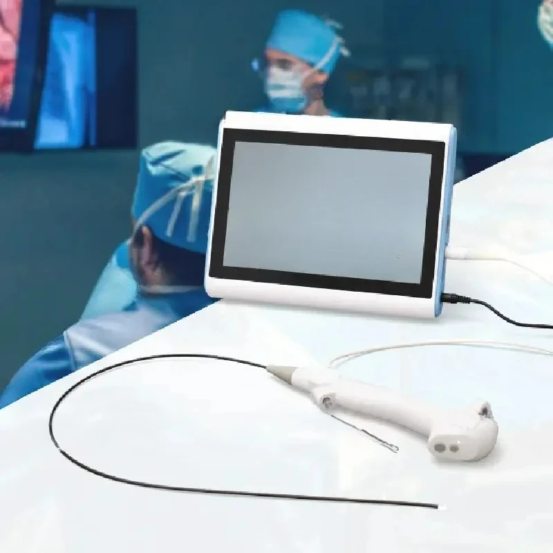 Besdata ЛОР Назальный прицел Гибкий одноразовый эндоскопический риноларингоскоп с