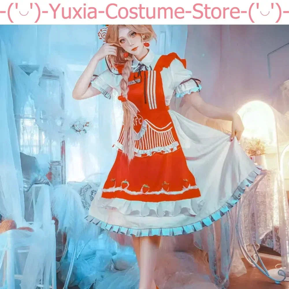 Стиль V Grace Naiad костюм шеф-повара K милое платье горничной для косплея на Хэллоуин