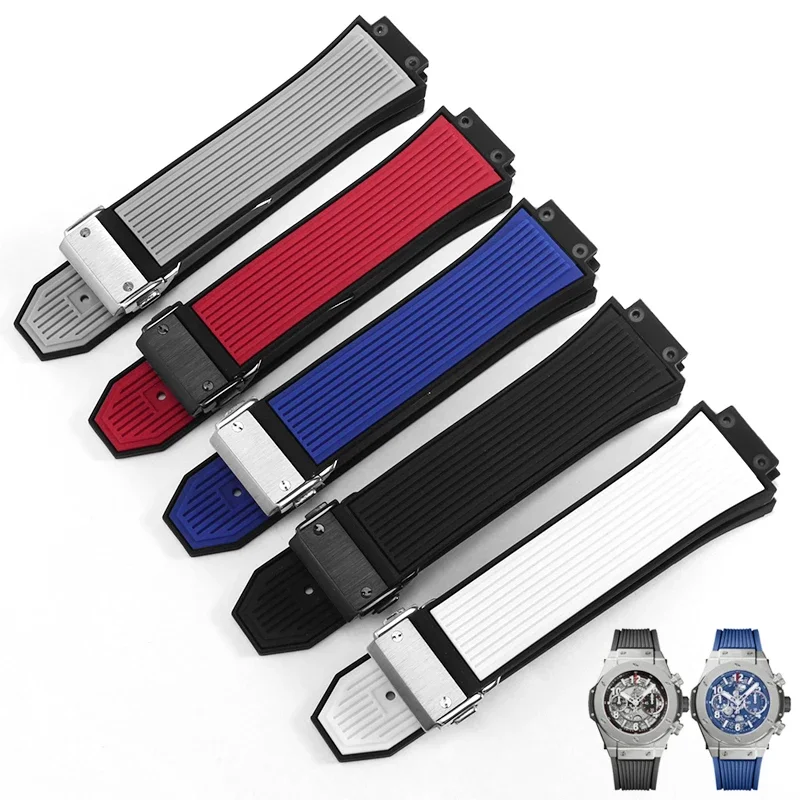 Замените силиконовые ремешки для HUBLOT BIG BANG силиконовый 27*17 мм водонепроницаемый