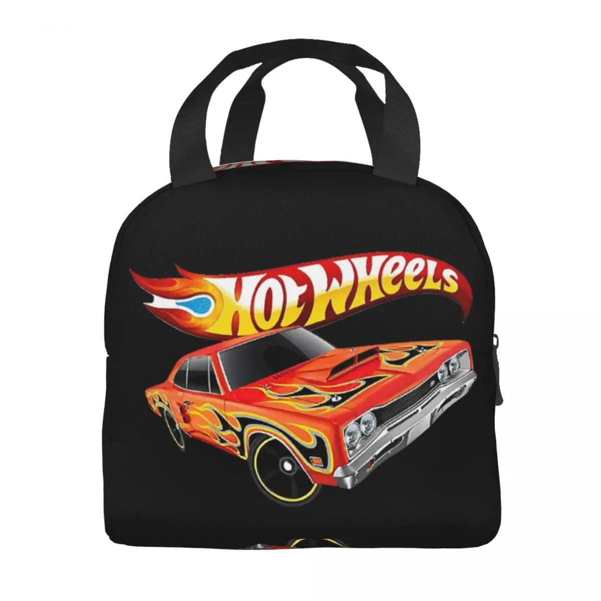 Пользовательские Hot Wheels для фанатов термоизолированная сумка обеда мультяшный