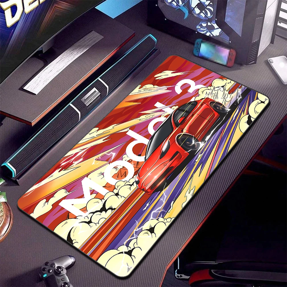 Коврик для мыши нескользящий коврик клавиатуры спортивный с принтом автомобиля