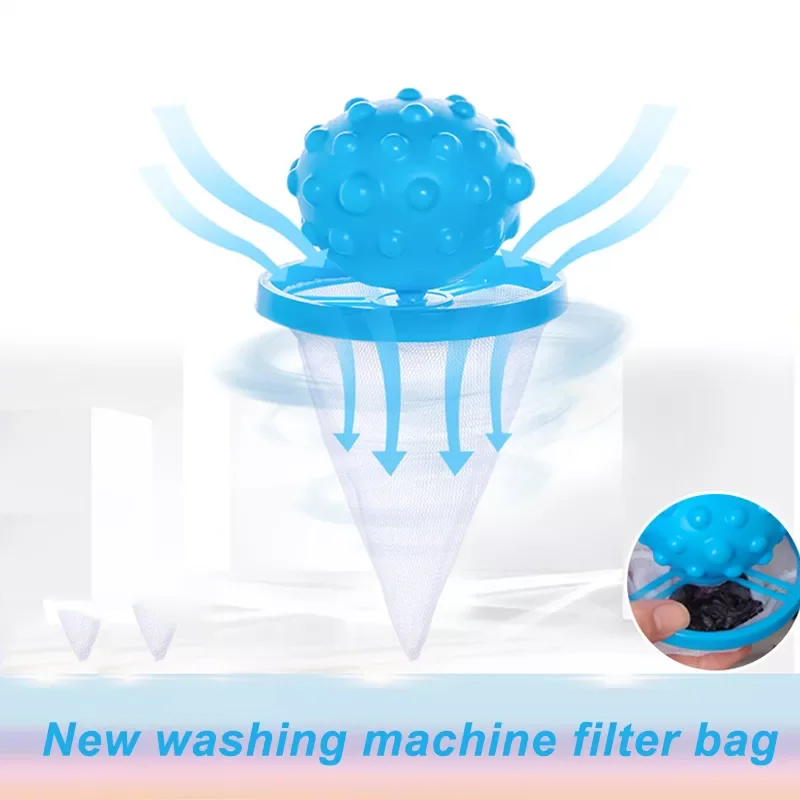 

Washing Machine Hair Removal Catcher Filter Mesh Pouch Cleaning Balls Bag Dirty Fibers Collector Filter Laundry Ball Discs