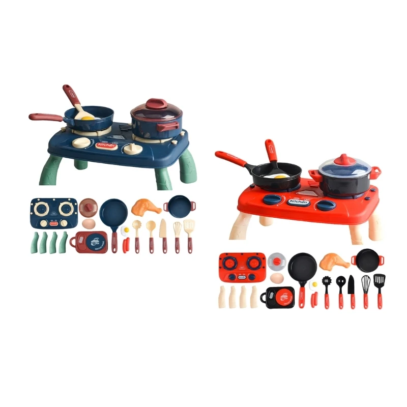 

Pots Cookware Toy Early Development Educational Gift for Kids Kitchen Playset
