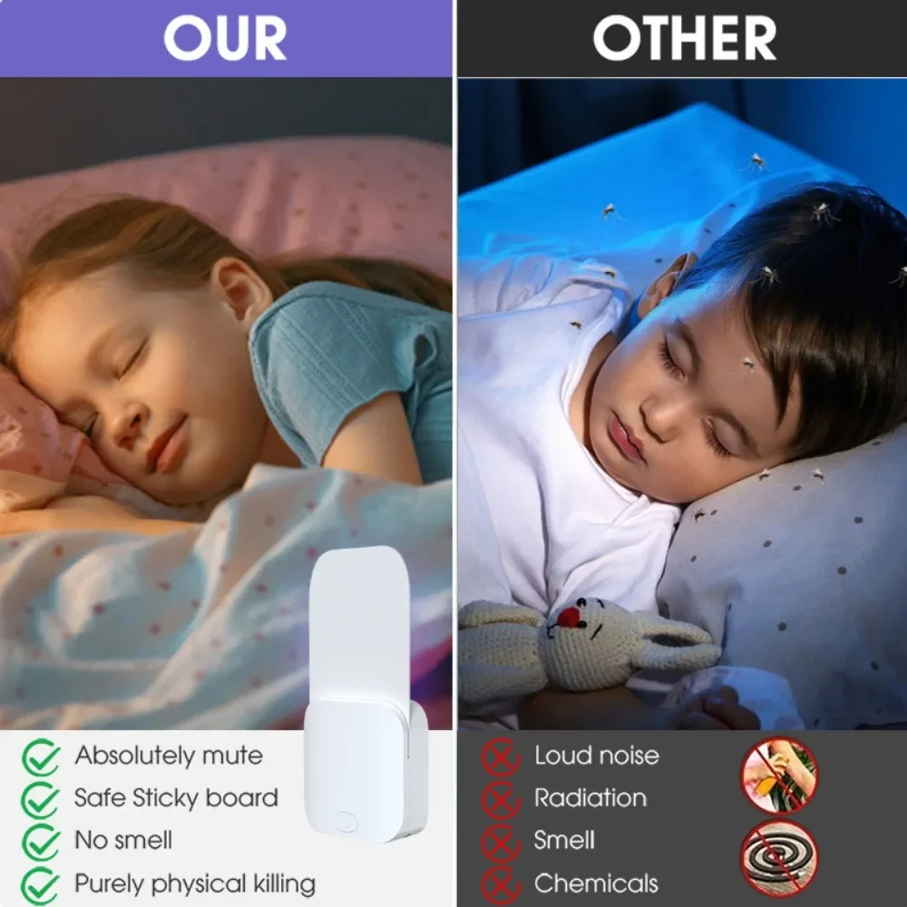 Клейкая лампа для борьбы с комарами подключаемыми устройствами