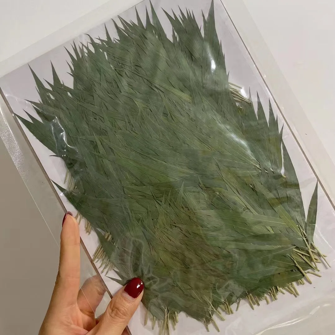 250 шт. зеленые бамбуковые листья и травы |